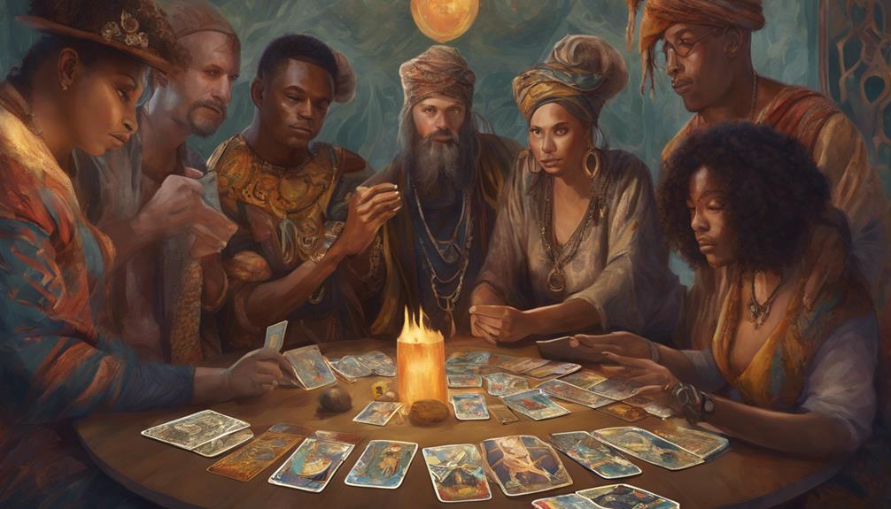 tarot cards reflecting society