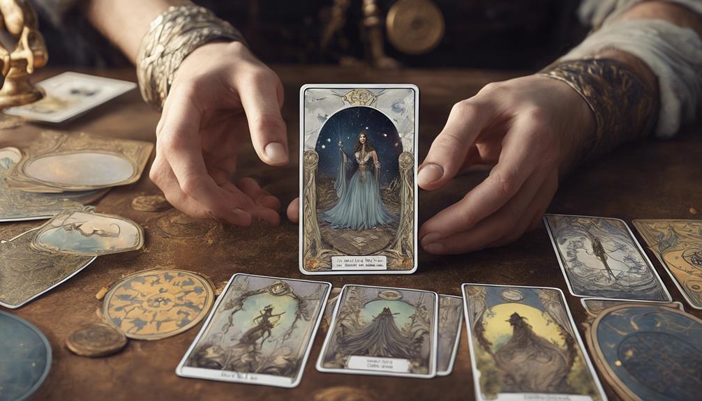 traditional tarot card imagery